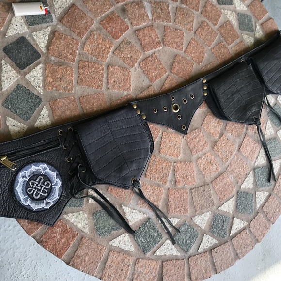 Fanny pack festival boho belt bag celtic patch - Picture 6 of 8